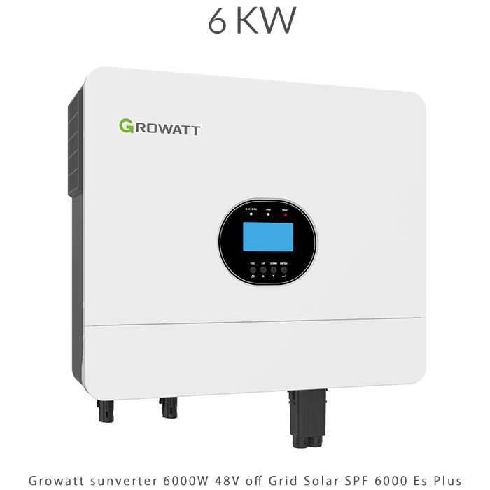 📘 دانلود دفترچه راهنمای اینورتر Growatt SPF 6000 ES Plus